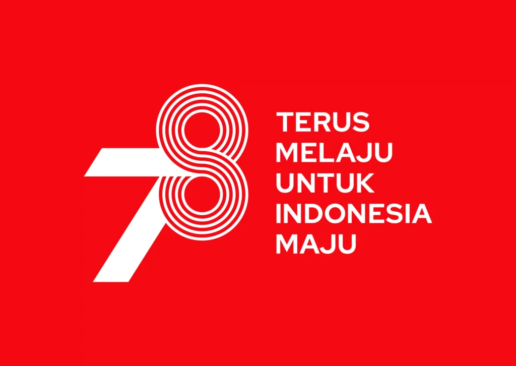 Logo utama HUT RI ke-78.