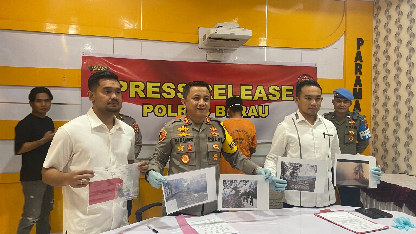 Kepolisian Resor (Polres) Berau berhasil mengungkap kasus kebakaran hutan dan lahan (Karhutla) yang terjadi pada Kamis, 31 Agustus 2023, di wilayah Jalan Poros Tanjung Redeb – Tabalar.