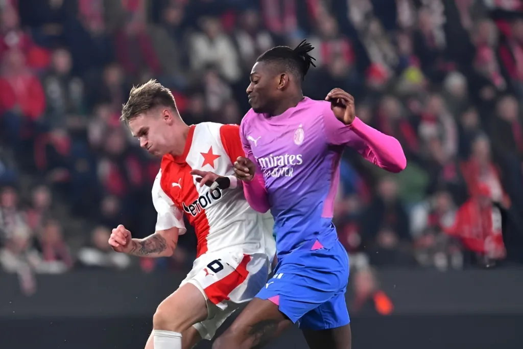 Foto: Kemenangan AC Milan atas Slavia Praha dengan agregat 7-3.