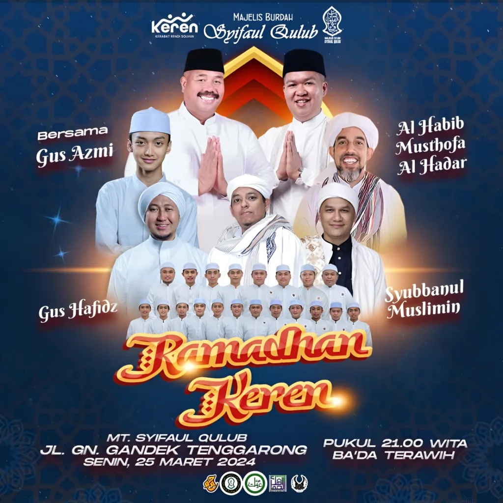 Ramadhan Keren yang akan diselenggarakan di Jalan Gunung Gandek, Kecamatan Tenggarong, pada Senin malam (25/3/2024)