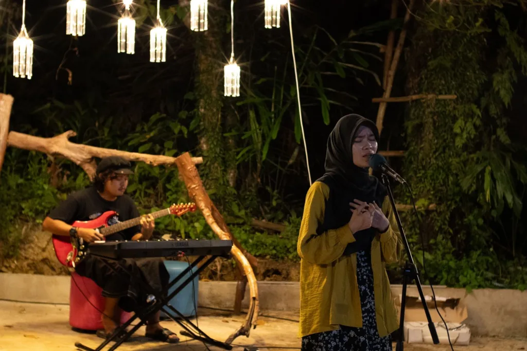 Foto: Suasana 'a Night of Ramadhan' di Punarimba Art Space Tirto.