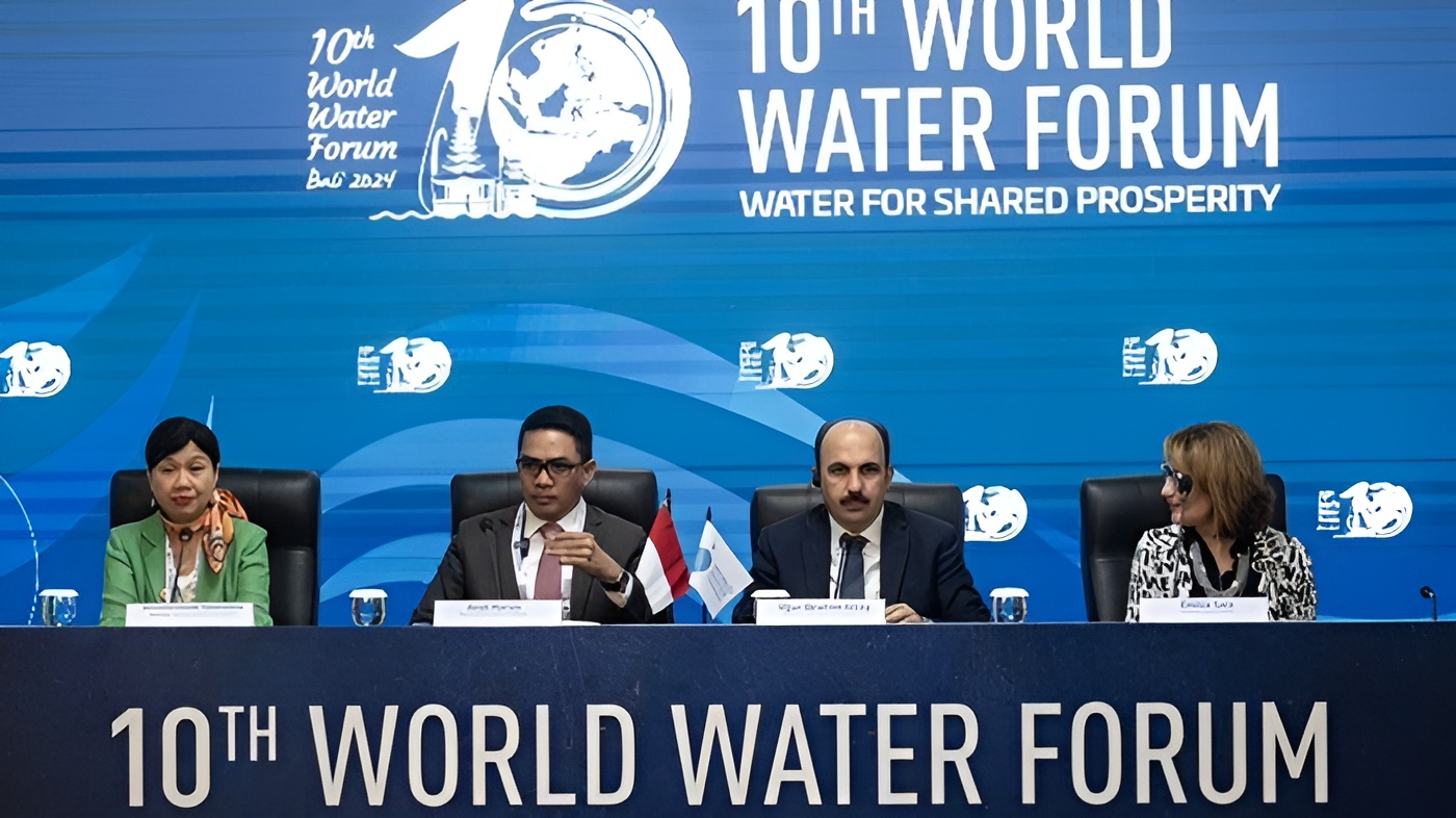Di panggung megah World Water Forum (WWF) ke-10 yang terselenggara pada Rabu (22/5/2024) di Bali, Andi Harun, Wali Kota Samarinda.