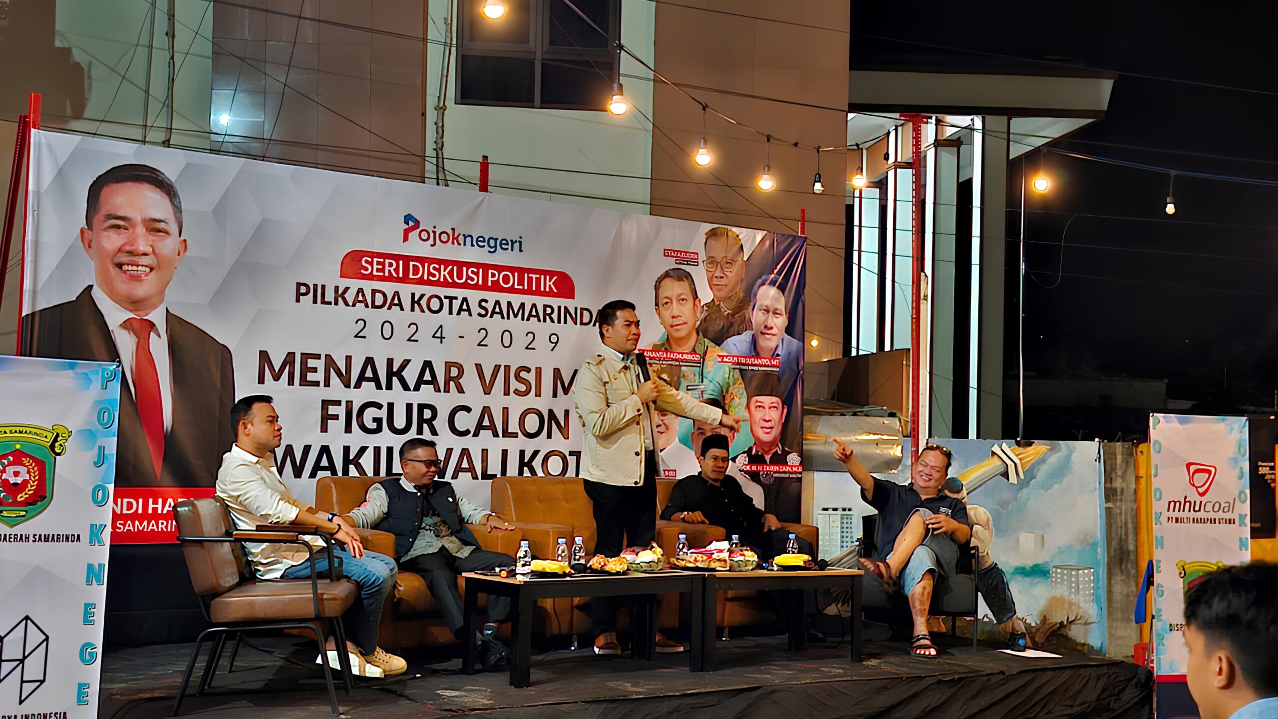 Foto: Suasana Seri Diskusi Politik, Bersama Wali Kota Samarinda Andi Harun.