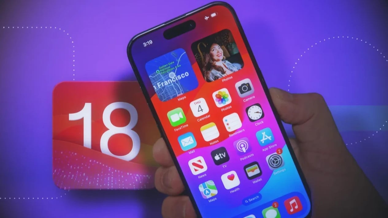 Ilustrasi Apple dengan Sistem Operasi Terbaru iOS 18