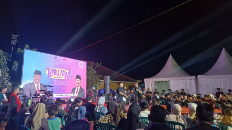 Foto: Suasana Acara Temu Tawa Bersama Rendi Solihin di Anggana.