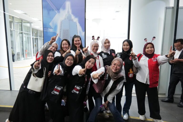 Foto: Kemeriahan atas dukungan Pasangan calon bupati dan wakil bupati nomor urut 1, Edi Damansyah-Rendi Solihin.