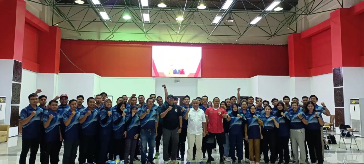 Foto Bersama: Momen penutupan pelatihan pelatih fisik di Kukar yang resmi berakhir pada 9 Januari.