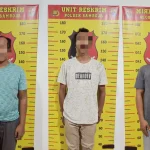 Tiga Pengguna Sabu Diciduk Polsek Samboja, Sempat Buang Empat Paket Saat Akan Ditangkap