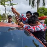 Satu Balita Terjebak di Mobil Terkunci, Damkar Kukar Berhasil Selamatkan dalam 6 Menit